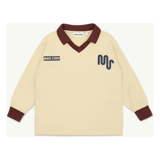 T-shirt Athletic Coton Bio | Beige