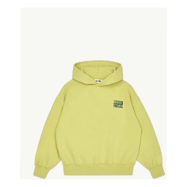 Sweat à Capuche Coton Bio | Jaune