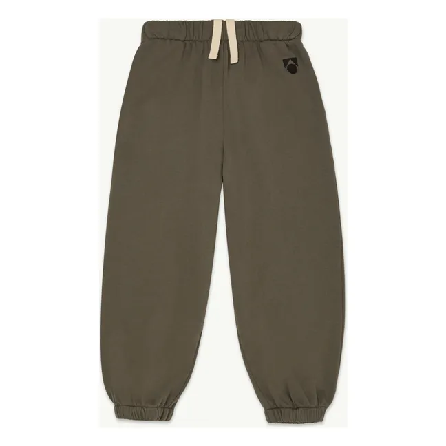 Jogger Balloon Logo Coton Bio | Marron