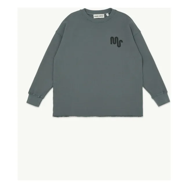 T-shirt Waffle Coton Bio | Gris