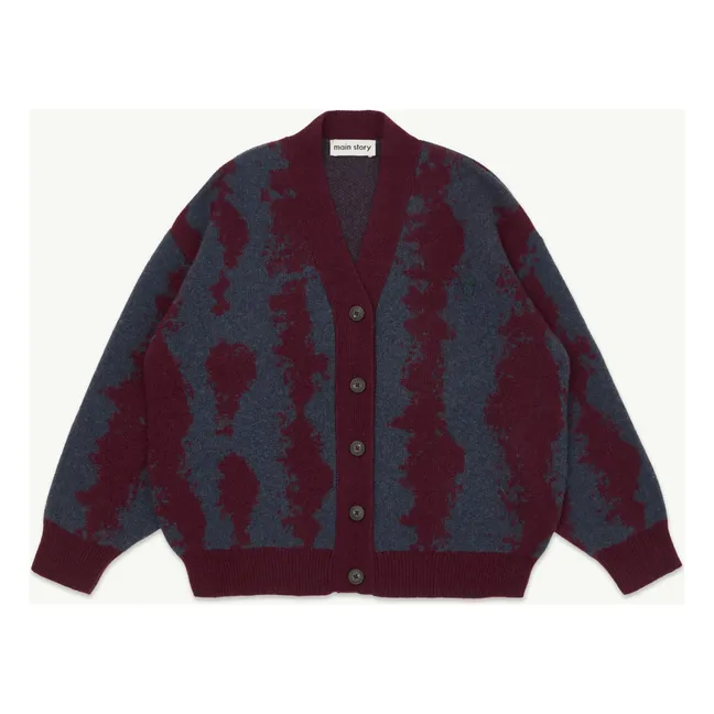 Cardigan Laine | Bordeaux