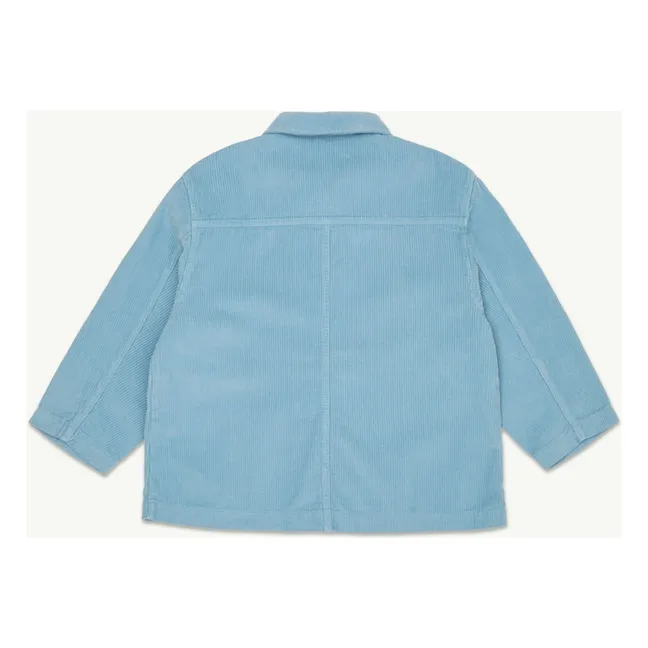 Surchemise Velours Côtelé Coton Bio | Bleu Clair