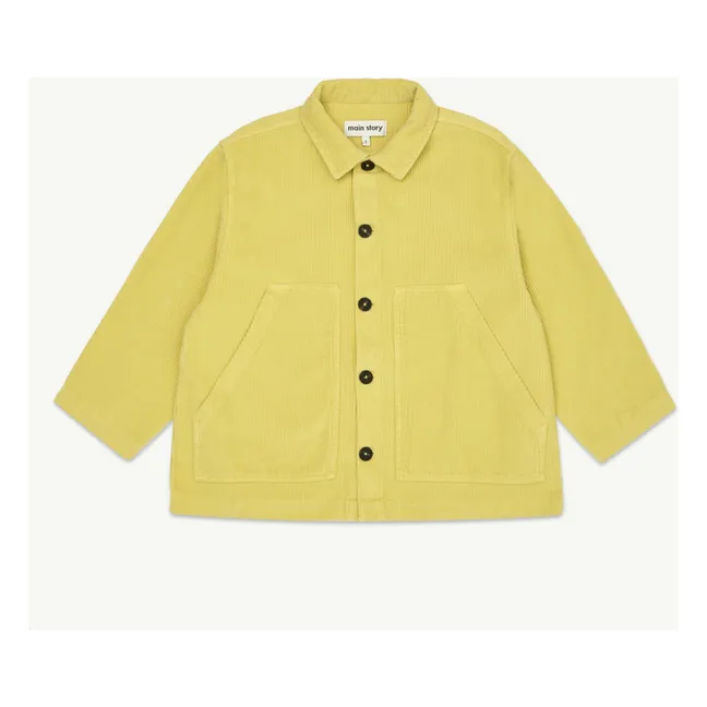 Surchemise Velours Côtelé Coton Bio | Jaune