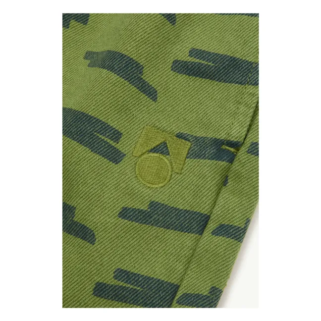 Pantalon Relaxed Coton Bio | Vert
