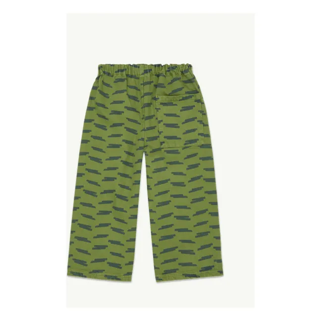 Pantalon Relaxed Coton Bio | Vert