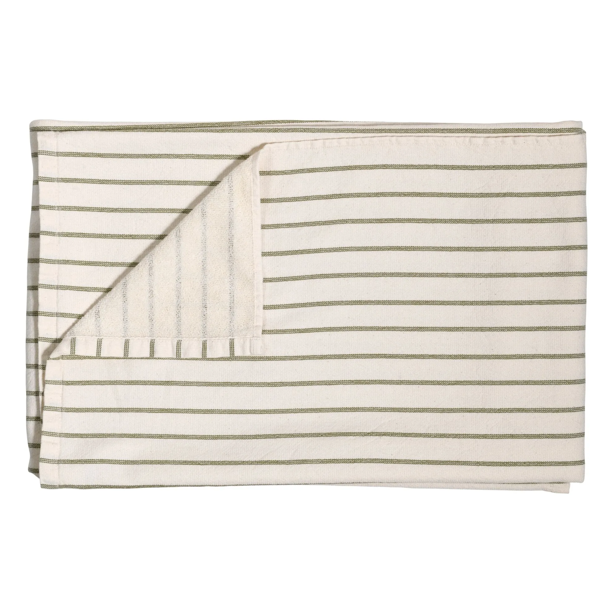 Drap de plage Marina | Vert mousse- Image produit n°0