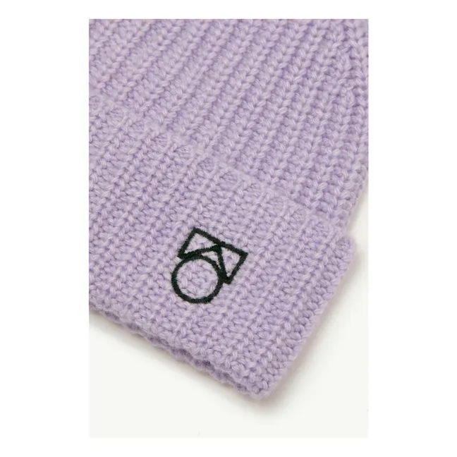 Bonnet Logo Laine | 	Lilas