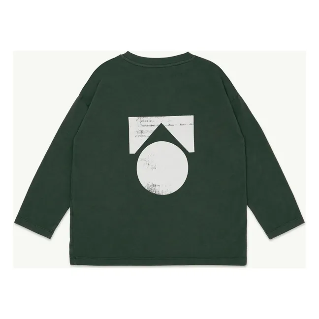 T-shirt Logo Jersey Coton Bio | Gris foncé
