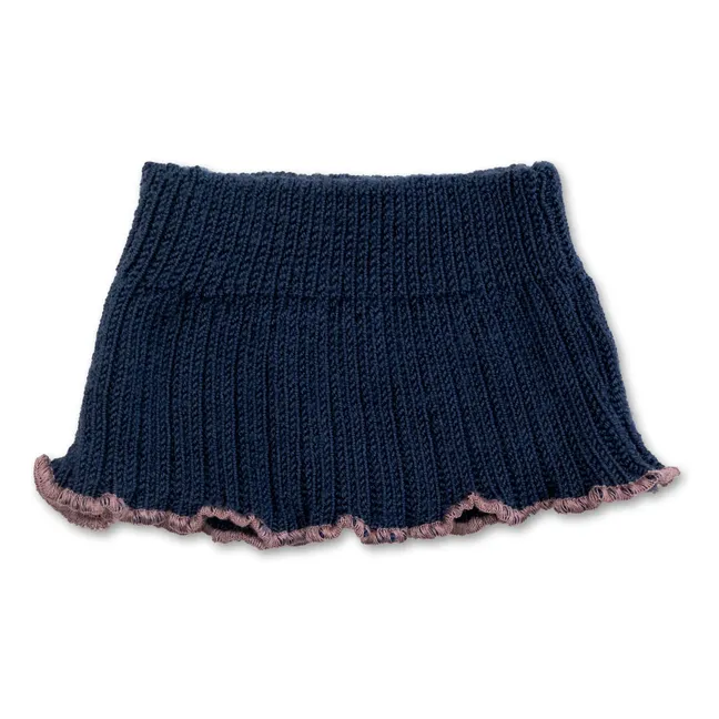 Cache Cou Virginie Laine Mérinos | Bleu marine