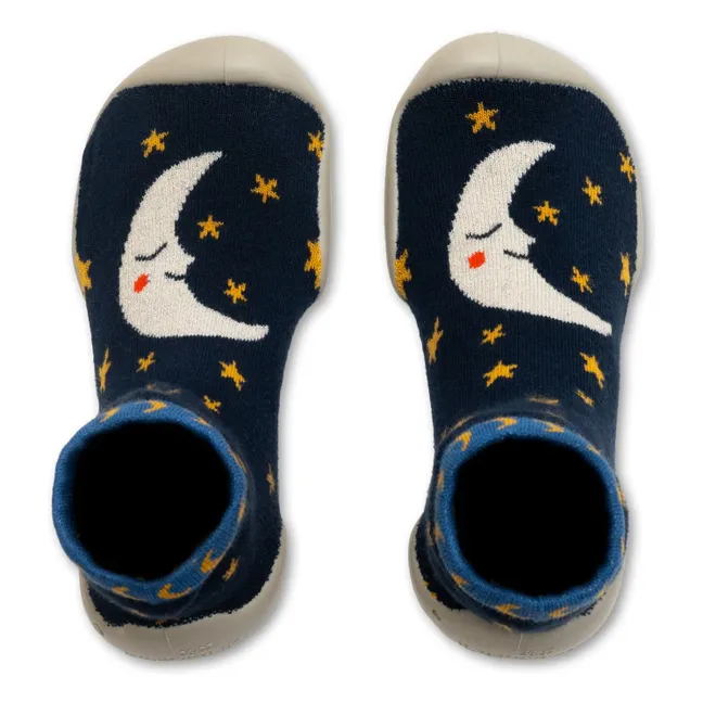 Moon slippers | Midnight blue