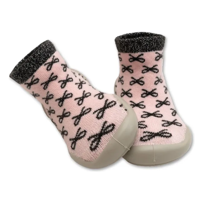 Chaussons Bows | Rose