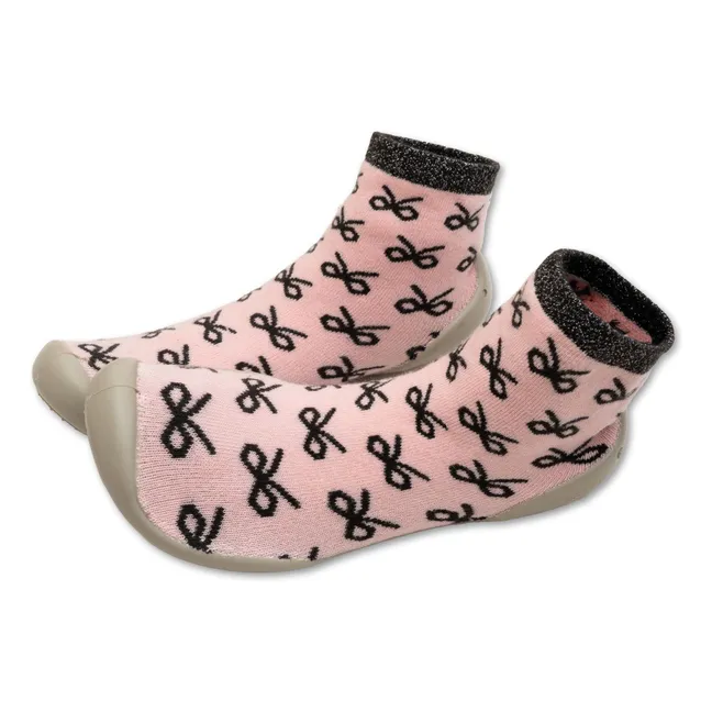Chaussons Bows | Rose