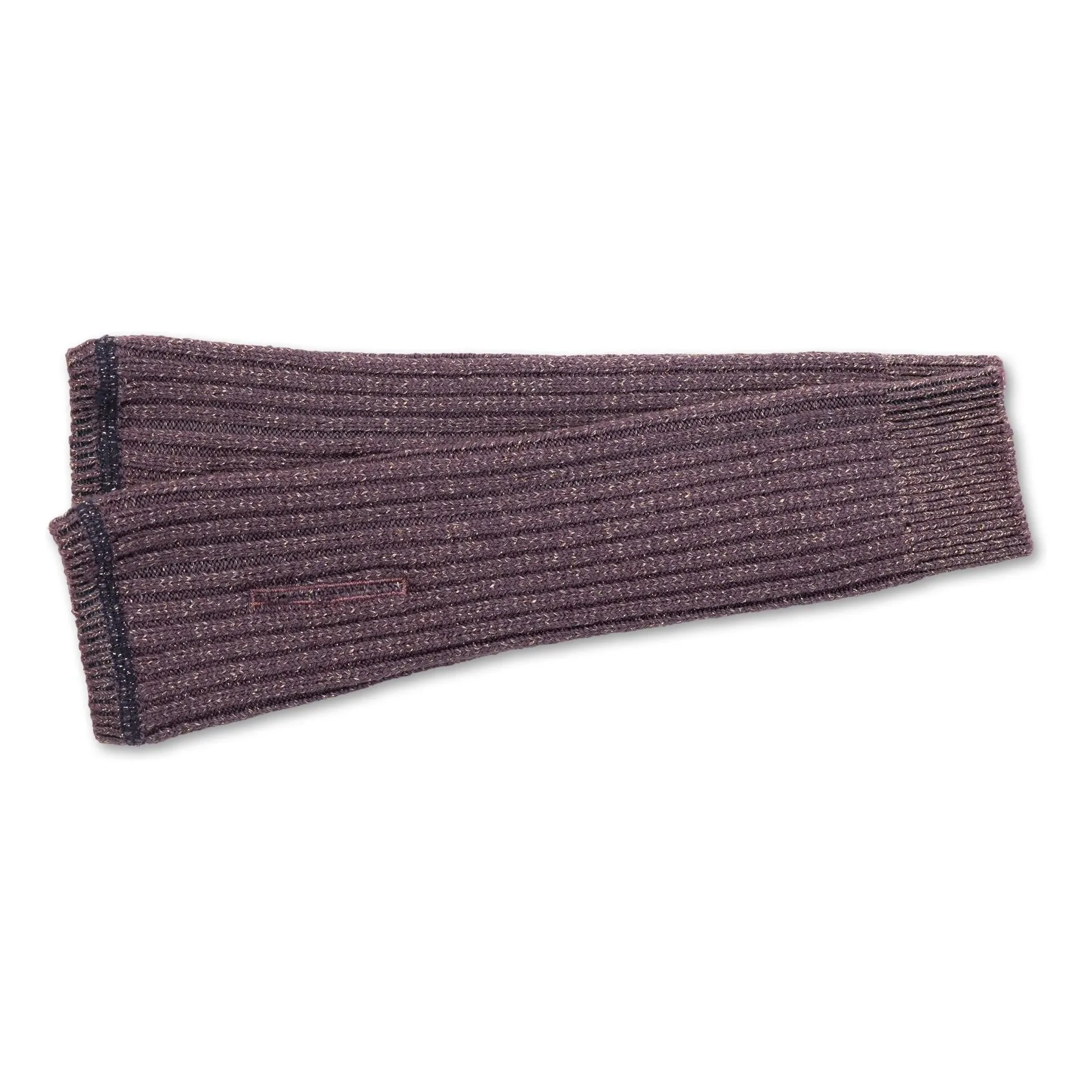 Collégien Purple Marie-Madeleine Merino Wool Mittens