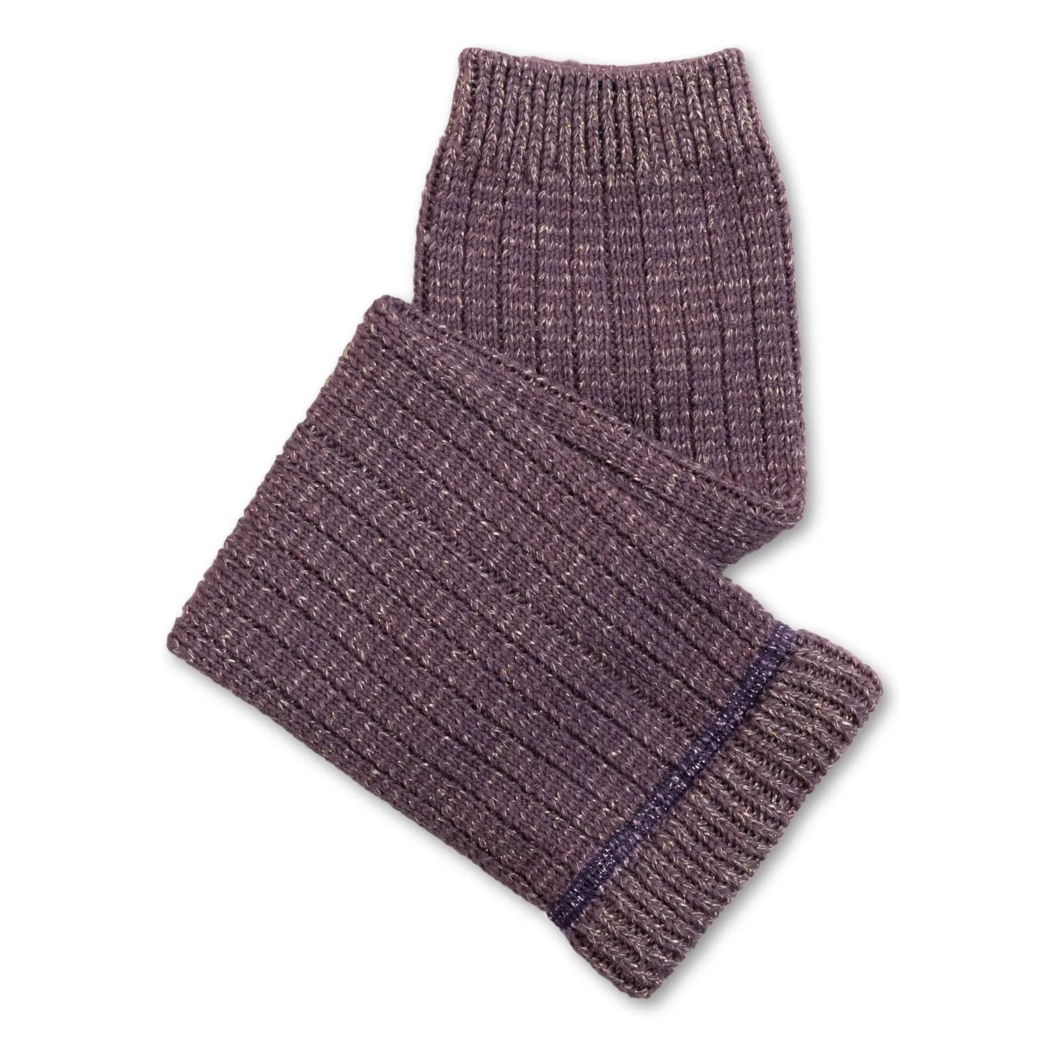 Collégien Purple Marie-Hélène Merino Wool Gaiters