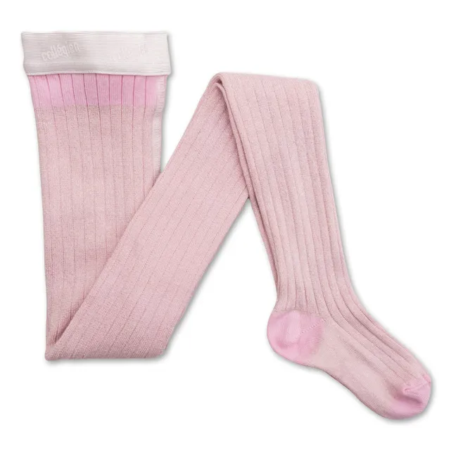 Glossy Tights Amélie | Soft pink