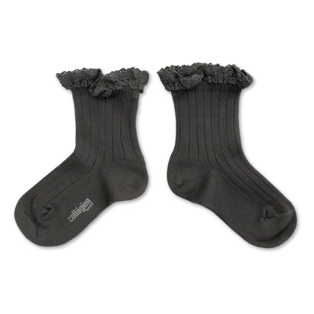 Chaussettes Lili | Gris clair