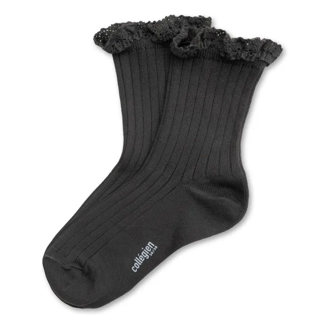 Chaussettes Lili | Gris clair