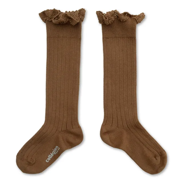 Chaussettes Joséphine | Marron