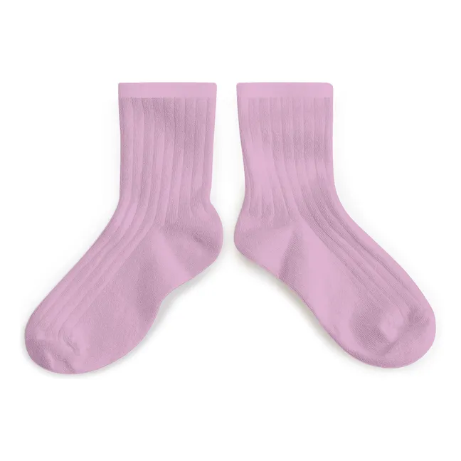 Chaussettes La Mini | Rose tendre