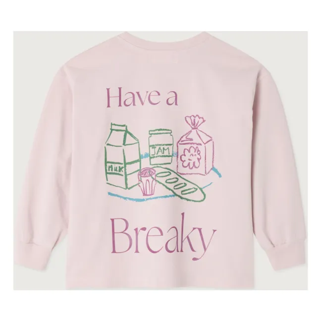 Fizvalley Have A Breaky Long Sleeve T-Shirt | Pink