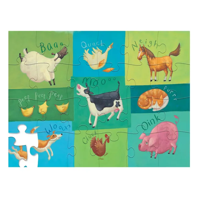 Puzzle Les Amis de la Ferme et sa malette - 24 pièces