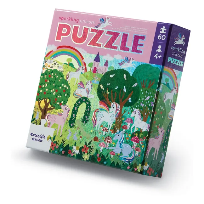 Puzzle holographique Licornes - 24 pièces