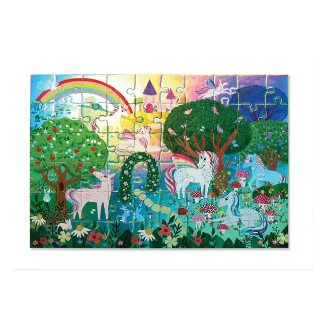 Puzzle holographique Licornes - 24 pièces