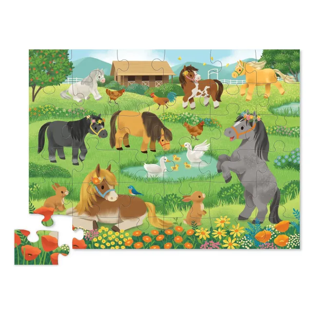 Puzzle Hübsche Ponys - 36 Teile