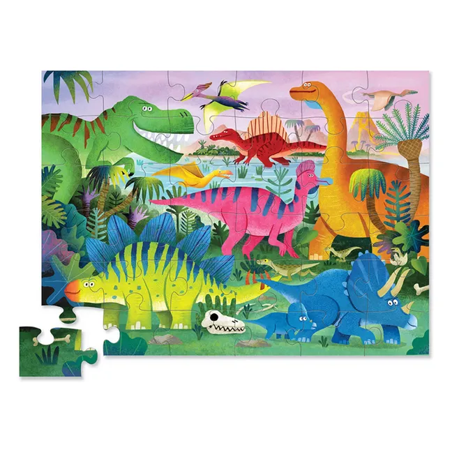 Puzzle del mundo de los dinosaurios - 36 piezas