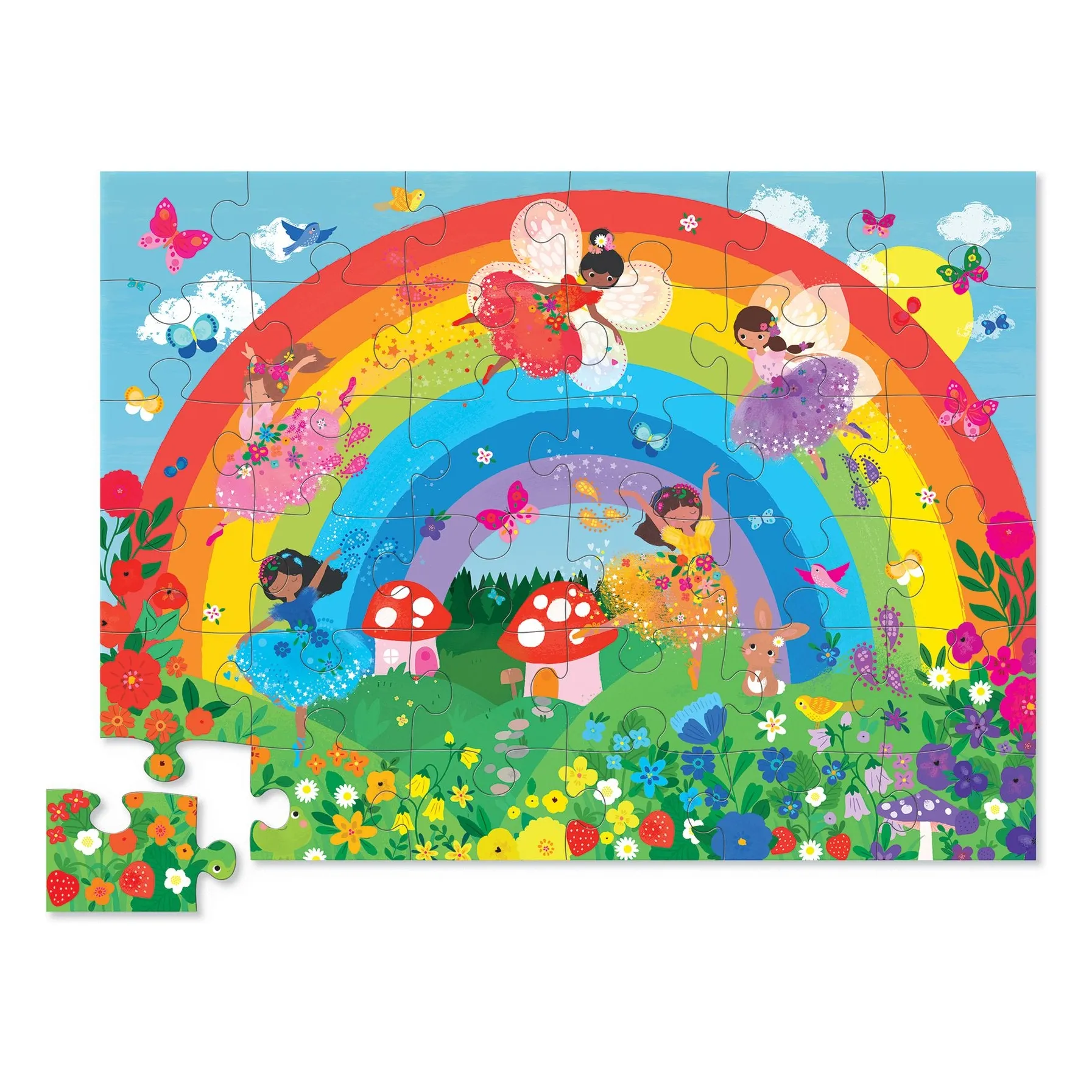 Crocodile Creek Multicoloured Rainbow Puzzle - 36 Pieces