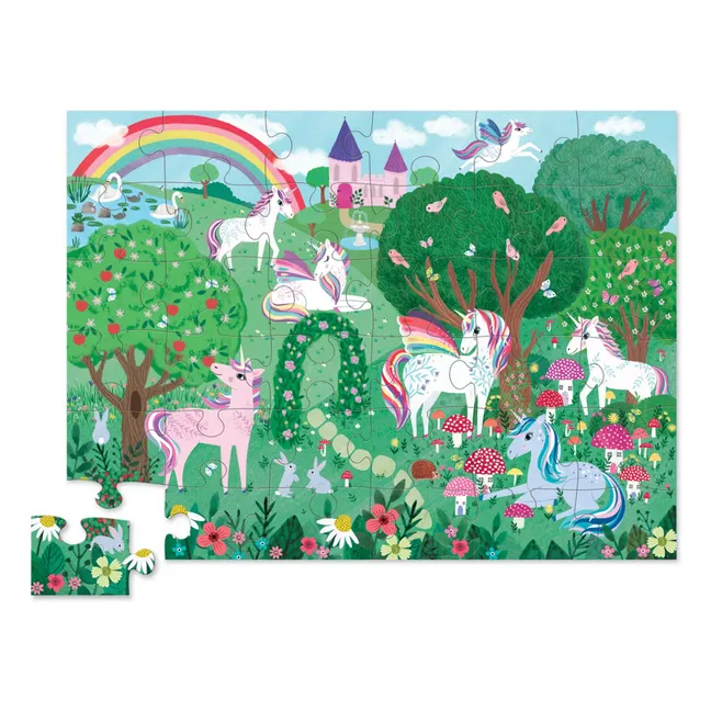 Puzzle Jardín Unicornio - 36 piezas