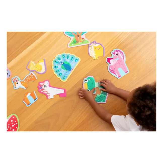 Puzzle Let's Begin Licornes - Boîte de 11