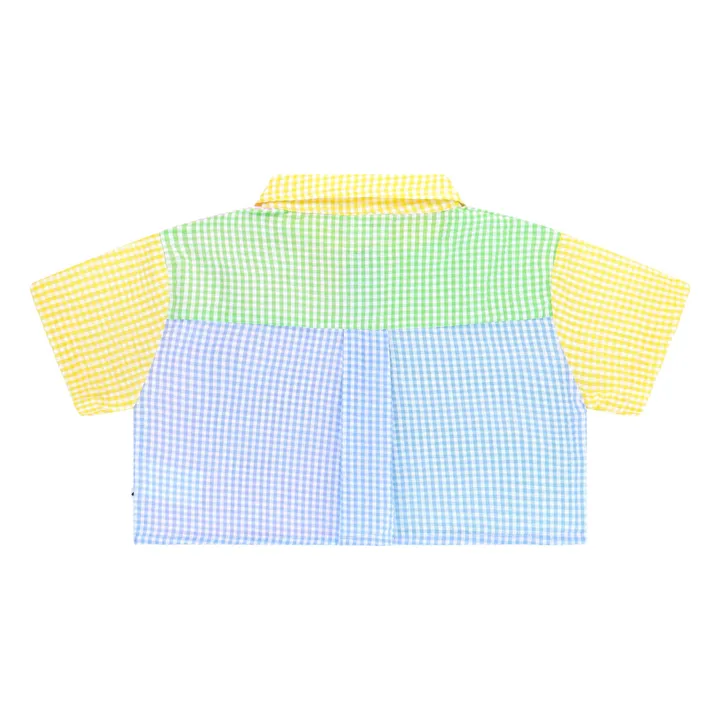 Camisa Vichy Patchwork | Verde- Imagen del producto n°1