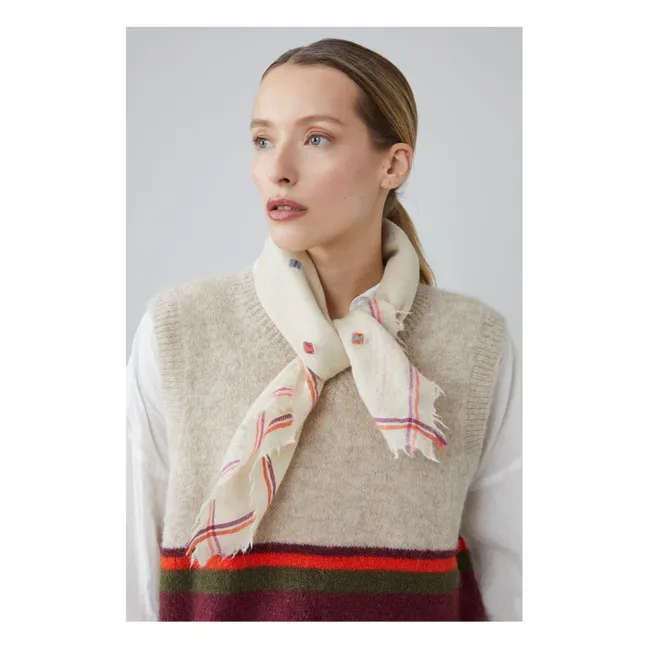 Foulard Chelsea N°815 Laine | Ecru