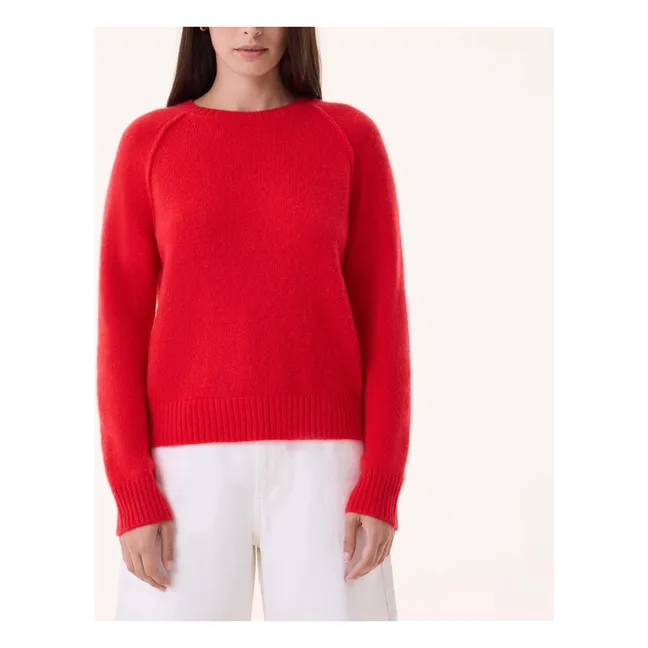 Pull Nimbus Cachemire | Rouge cerise