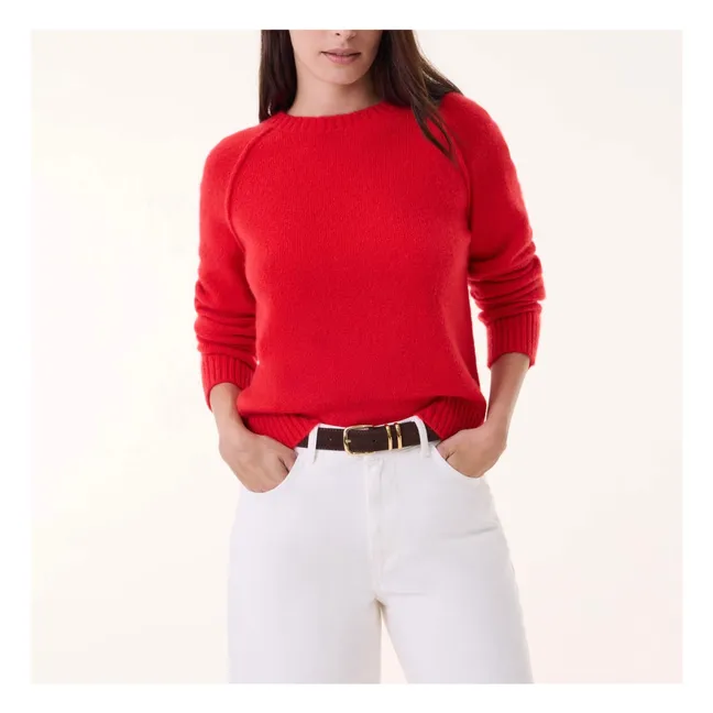 Pull Nimbus Cachemire | Rouge cerise