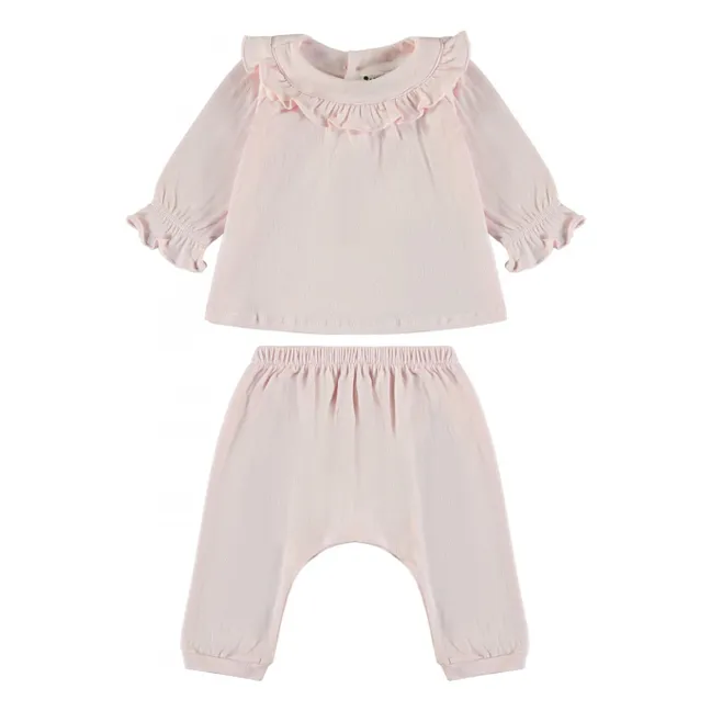 Set Corolle de algodón orgánico | Rosa Pálido