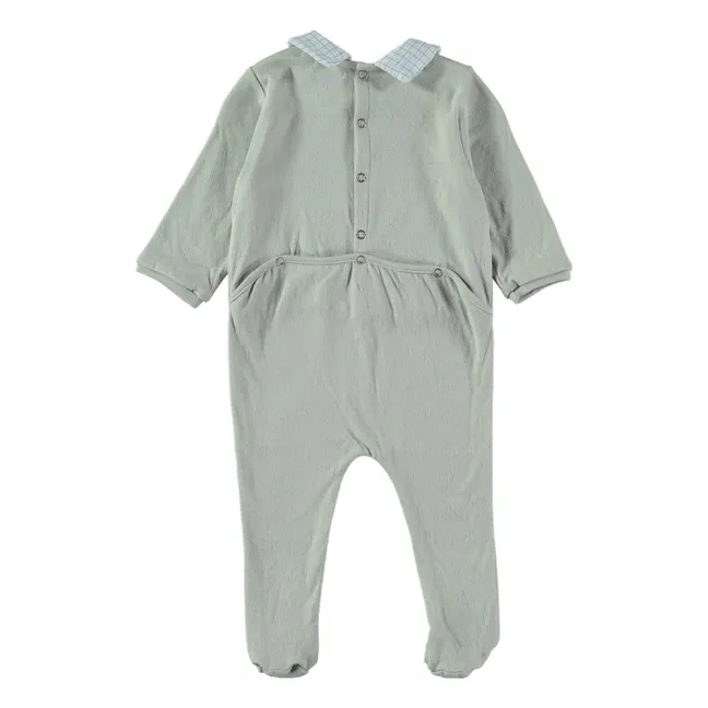 Pyjama Dodu Bio-Baumwolle | Graublau