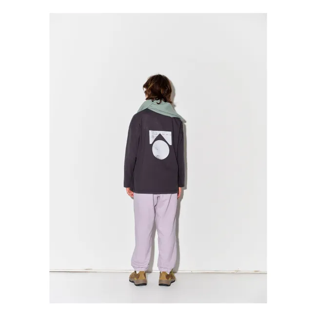 T-Shirt Logo Jersey Bio-Baumwolle | Dunkelgrau