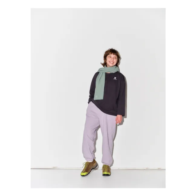 T-shirt Logo Jersey Coton Bio | Gris foncé