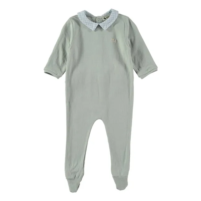 Pyjama Dodu Coton Bio | Bleu gris