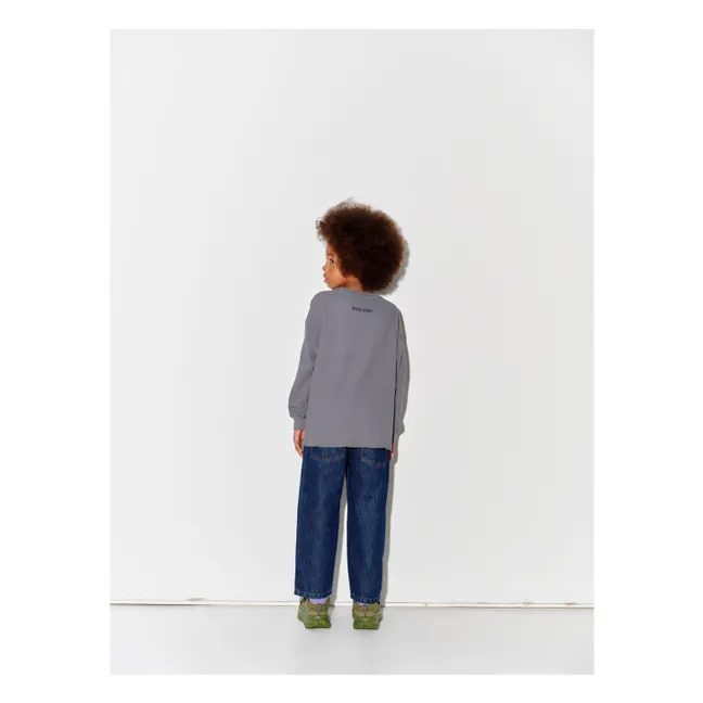 T-Shirt Waffle Bio-Baumwolle | Grau