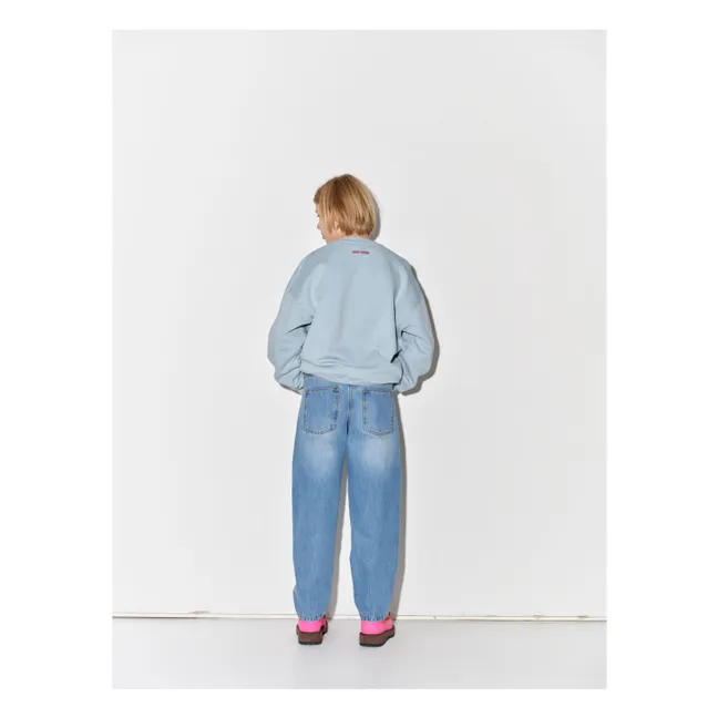 Sweat Bubble Bio-Baumwolle | Hellblau