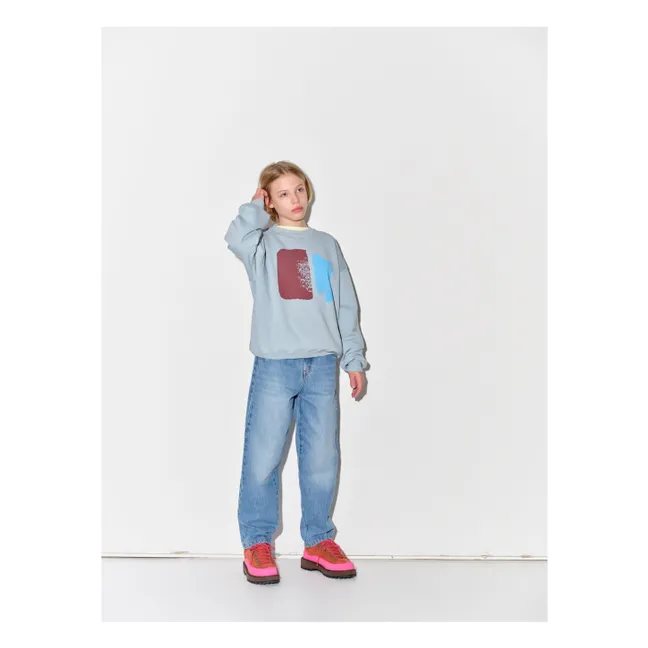 Sweat Bubble Bio-Baumwolle | Hellblau