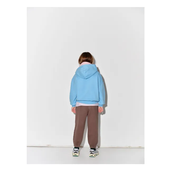 Jogger Balloon Logo Coton Bio | Marron