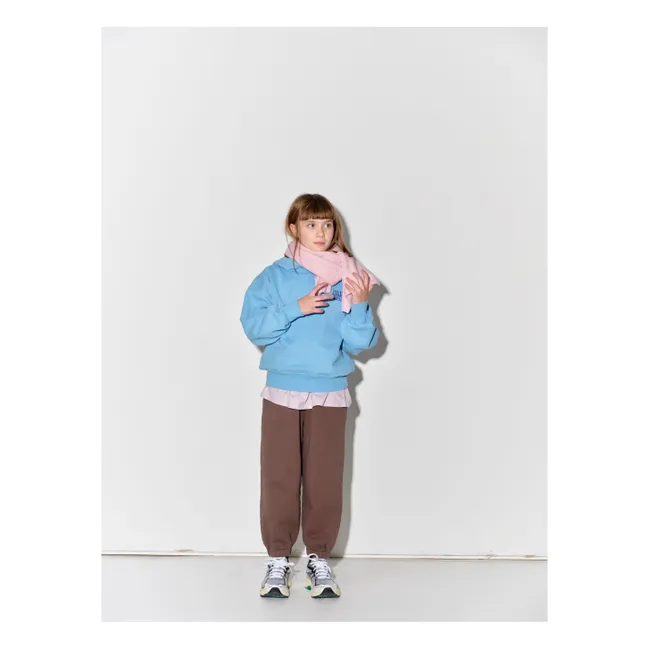 Jogger Balloon Logo Coton Bio | Marron