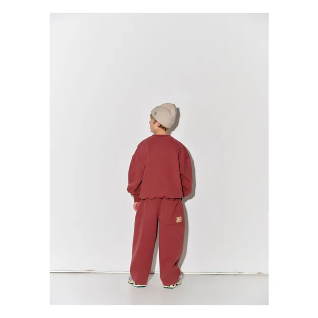 Jogger Lounge Coton Bio | Bordeaux