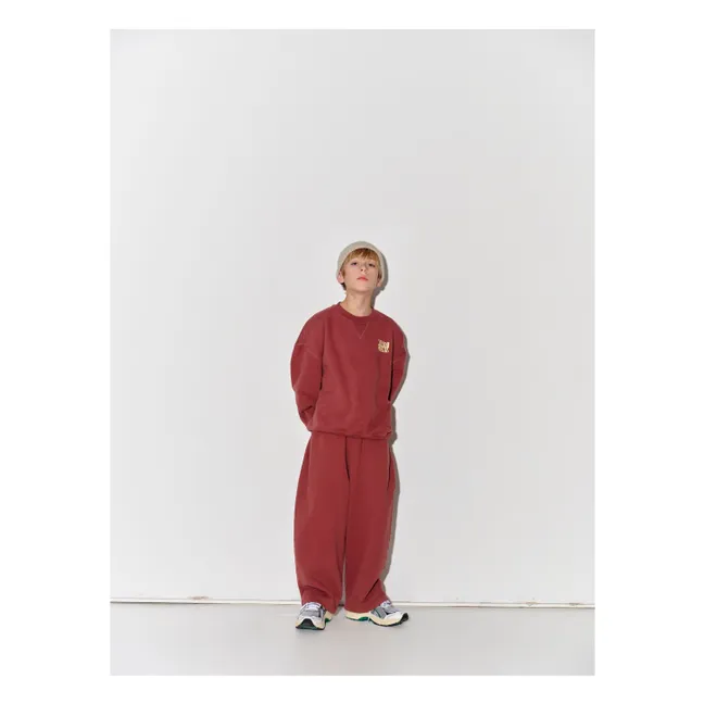 Jogger Lounge Coton Bio | Bordeaux