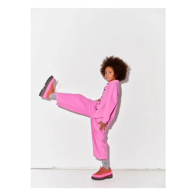 Pantalones de pana de algodón orgánico | Rosa