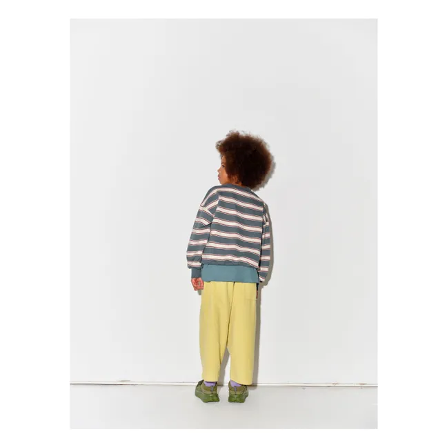 Pantalon Lounge Velours Côtelé Coton Bio | Jaune